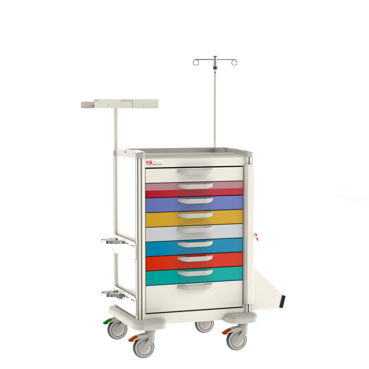 Metro MBP8100PEDS Basix Plus Pediatric Crash Cart - Metro