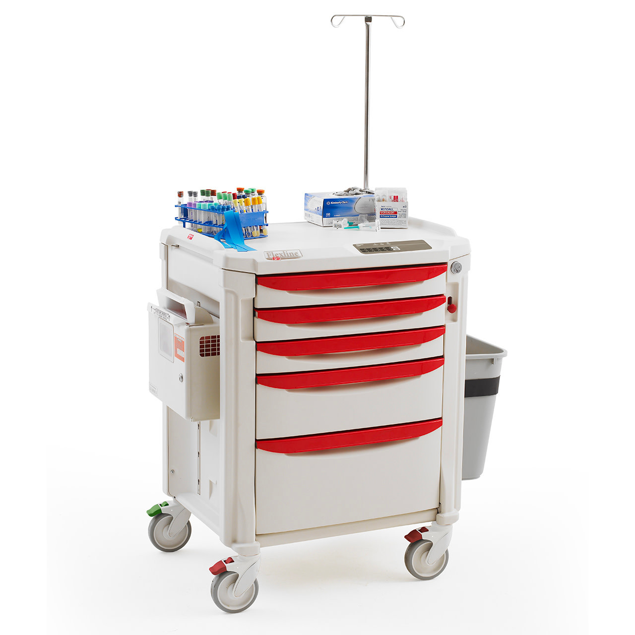 xxl　justice FLEXFLY FOP 5'10 Metro FLXIV Flexline Phlebotomy Cart - Metro
