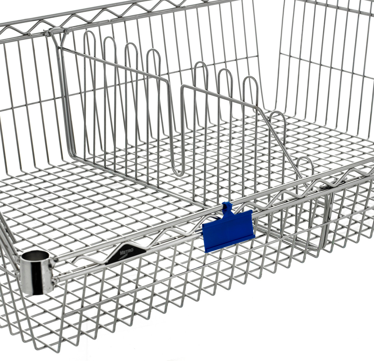 Metro Super Erecta Basket Shelving Divider, Chrome - Metro