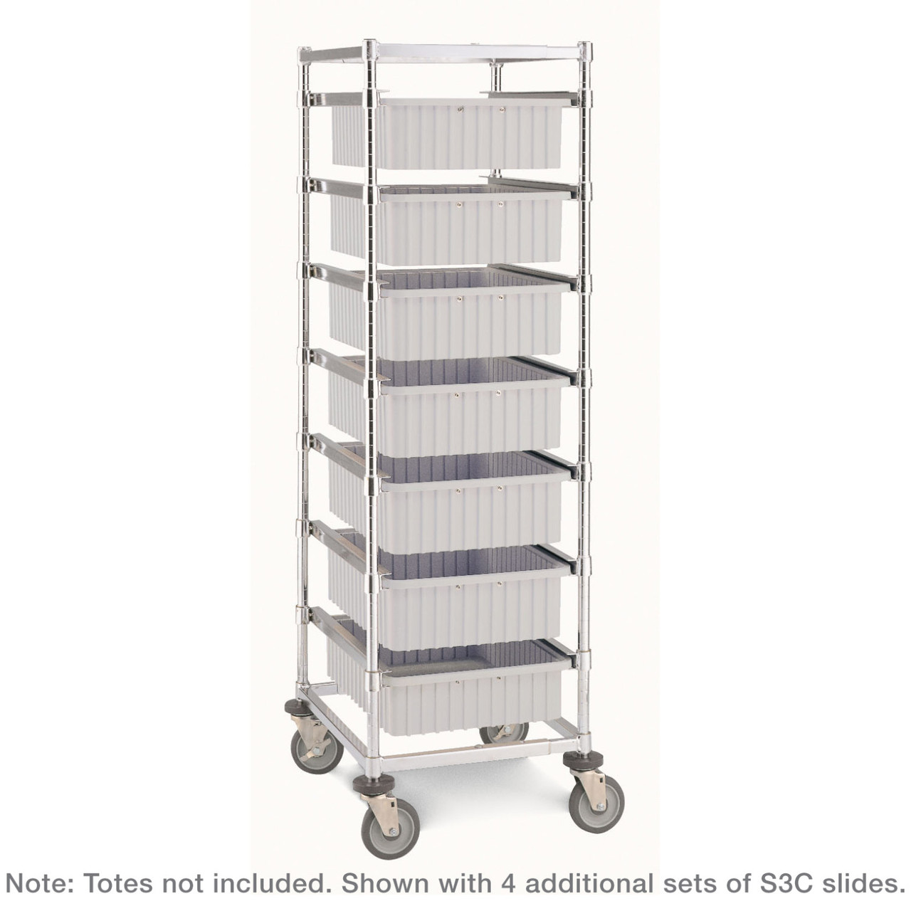 Metro Single-Bay Tote Racks - Metro