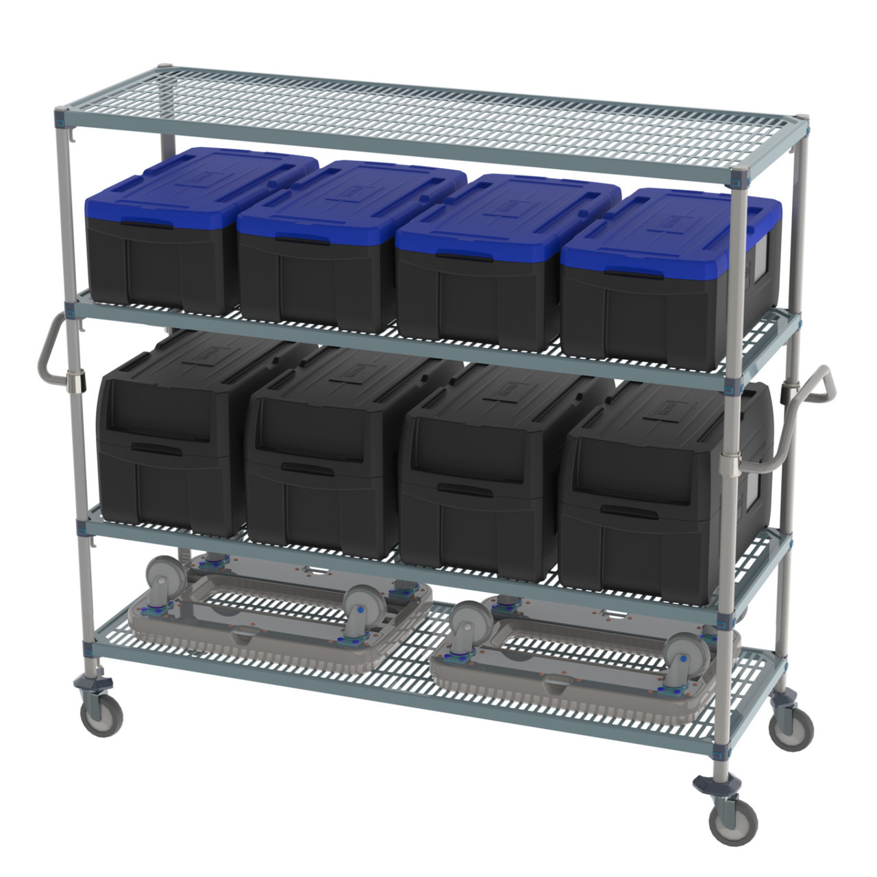Metro CR247263-MQC4 MetroMax Q 4-Shelf Industrial Plastic Shelving