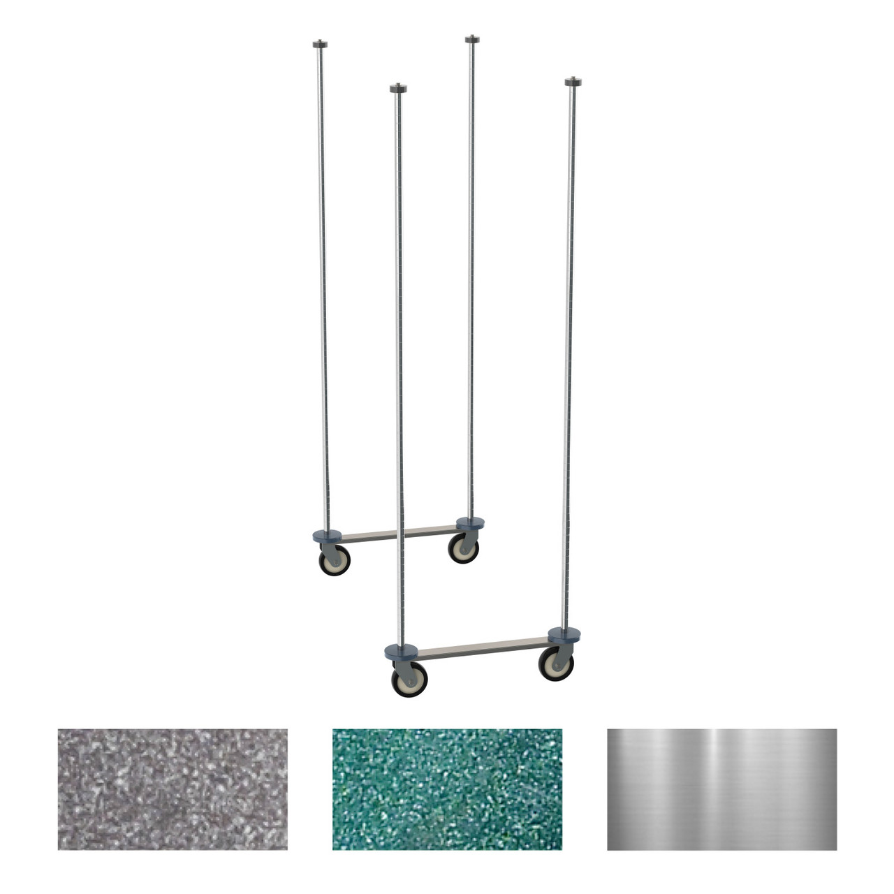 Metro Top-Track Overhead Track Shelving Mobile Unit Kits for Super