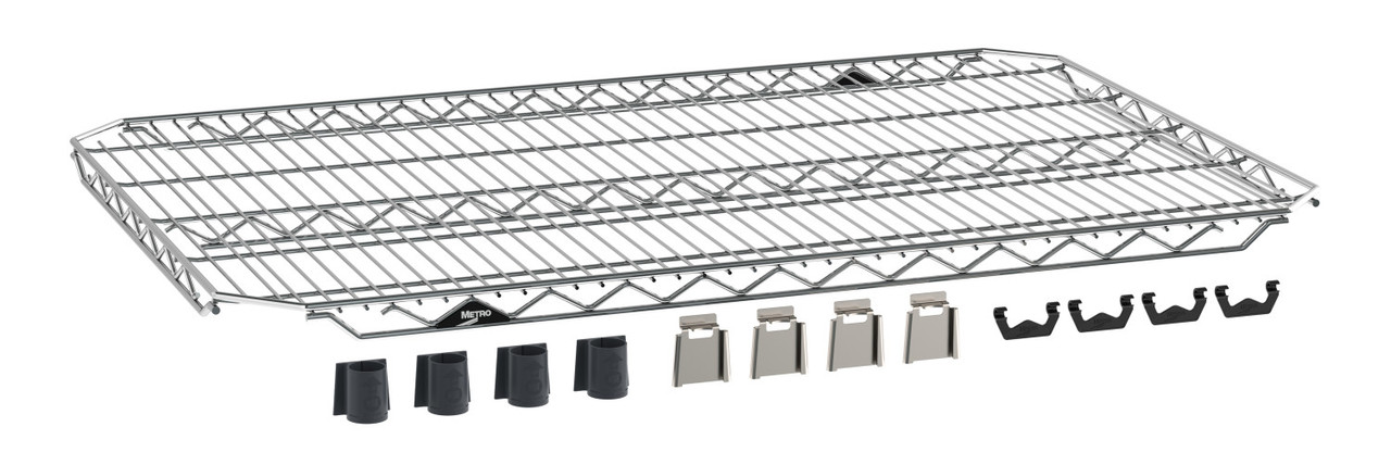 WHAT WE WANT × Geek Field _ WWW_RACK Metro Super Erecta EZ-ADD Wire Shelf, Chrome - Metro