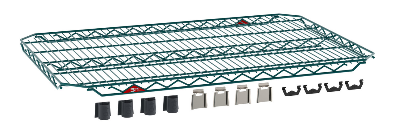 Metro Super Erecta EZ-ADD Wire Shelf, Metroseal Green - Metro