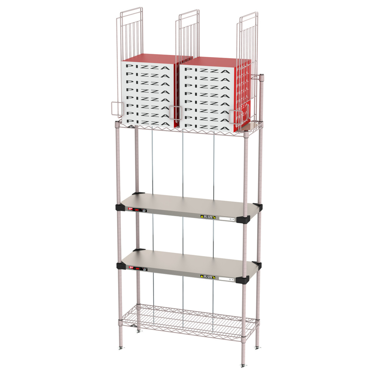 Metro PBDIV14-1NK4 Gravity-Fed Pizza Box Divider for 14