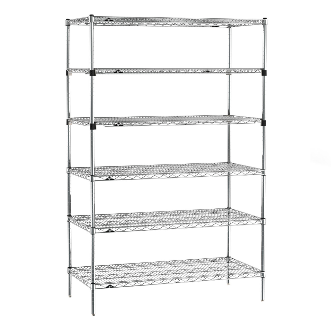 Metro Super Erecta 6-Shelf (4 SES/2 EZ-ADD) Wire Shelving Starter