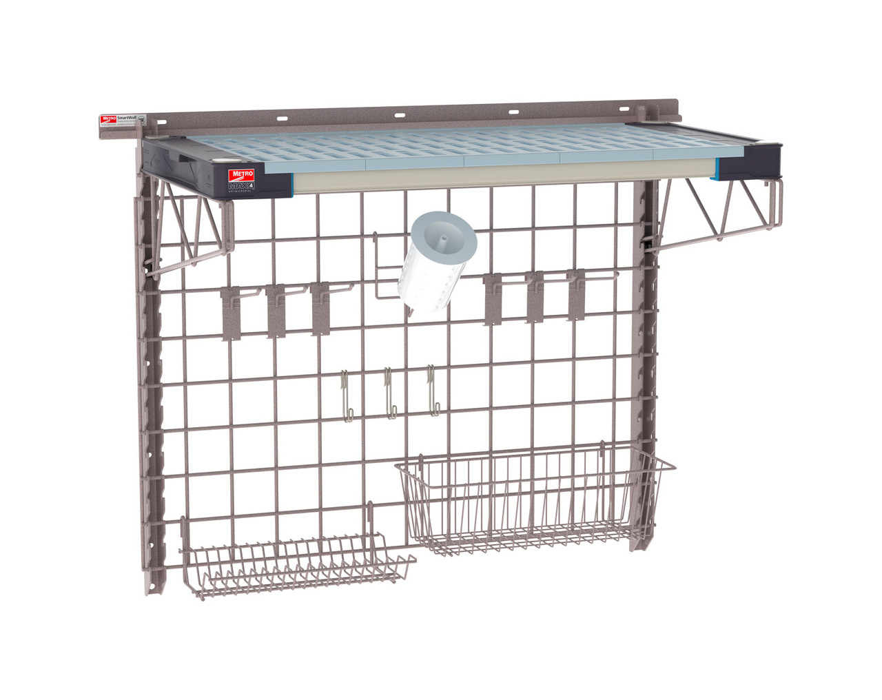 Metro SmartWall Complete Wall Shelving System, 1-Shelf Sink Kit