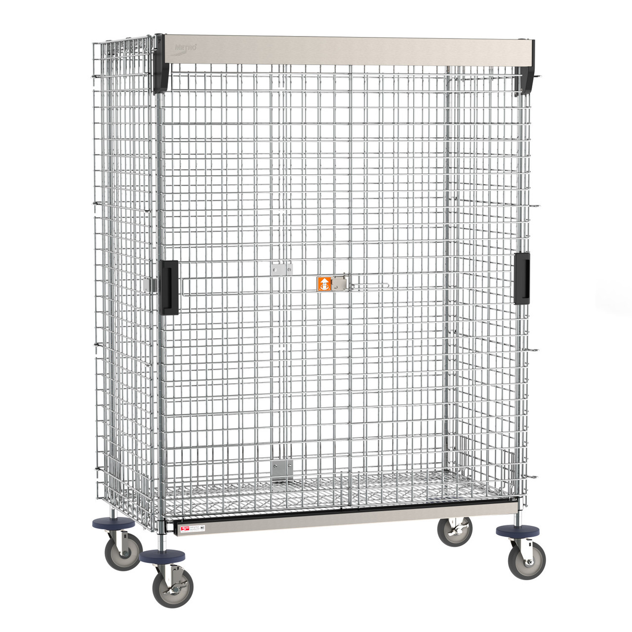 Etcetera M  Metro Super Erecta Mobile Security Shelving Unit with SlideSecure