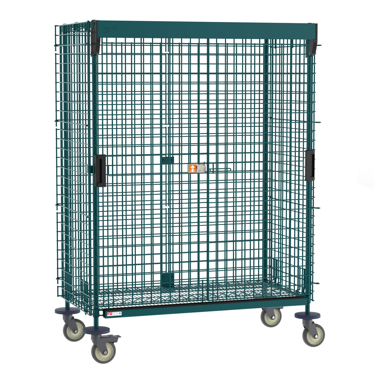 Metro Super Erecta Mobile Security Shelving Unit with SlideSecure