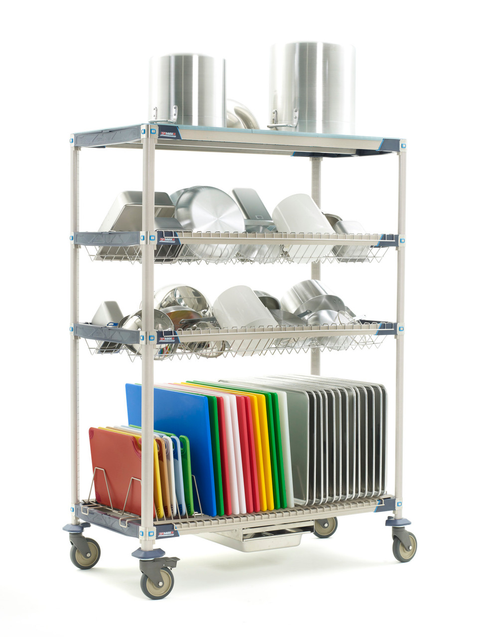 NEX™ 38 Black 2 Tier Stainless Steel Over the Sink Dish Drying Rack