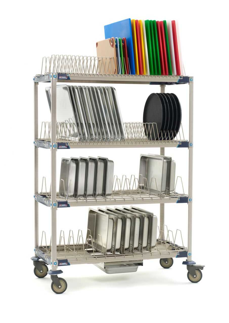 MetroMax i Mobile Drying Rack with Two Tray Racks, Two Pan Racks and Drip  Tray