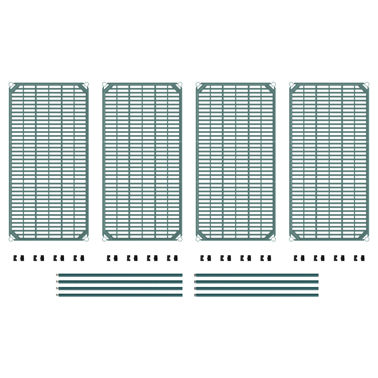 Metro Super Erecta Pro Industrial Wire 4-Shelf Restaurant Shelving