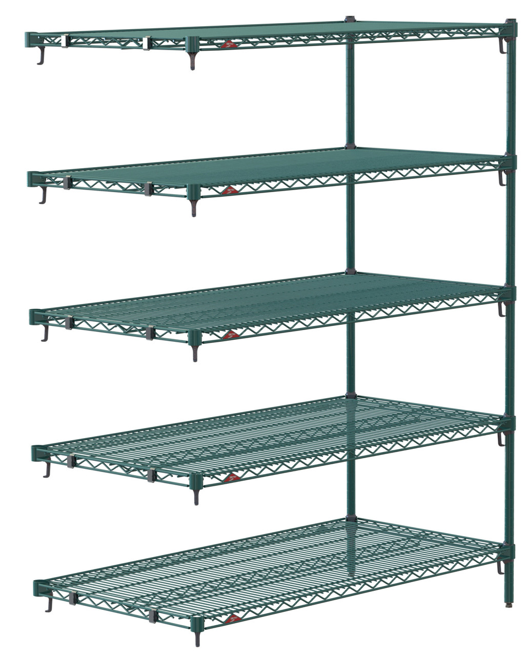 Metro SE-217263K4-S-4 Super Erecta 4-Shelf Industrial Wire Shelving Starter Unit, Metroseal Gray Epoxy, 21 x 72 x 63