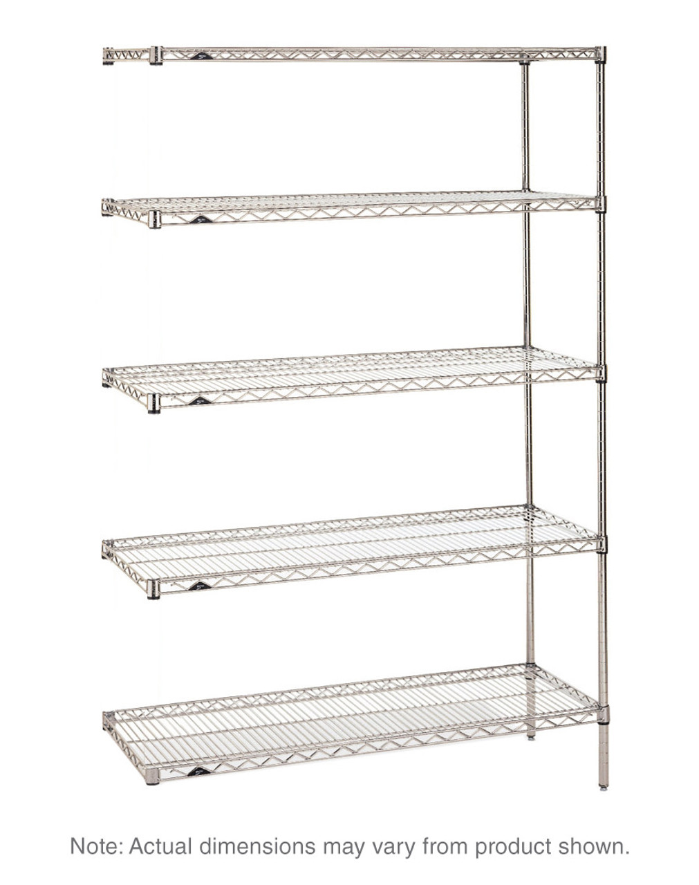  ERECTA 60×45×160 クローム Metro Super Erecta Industrial Wire Shelving Add-On Unit