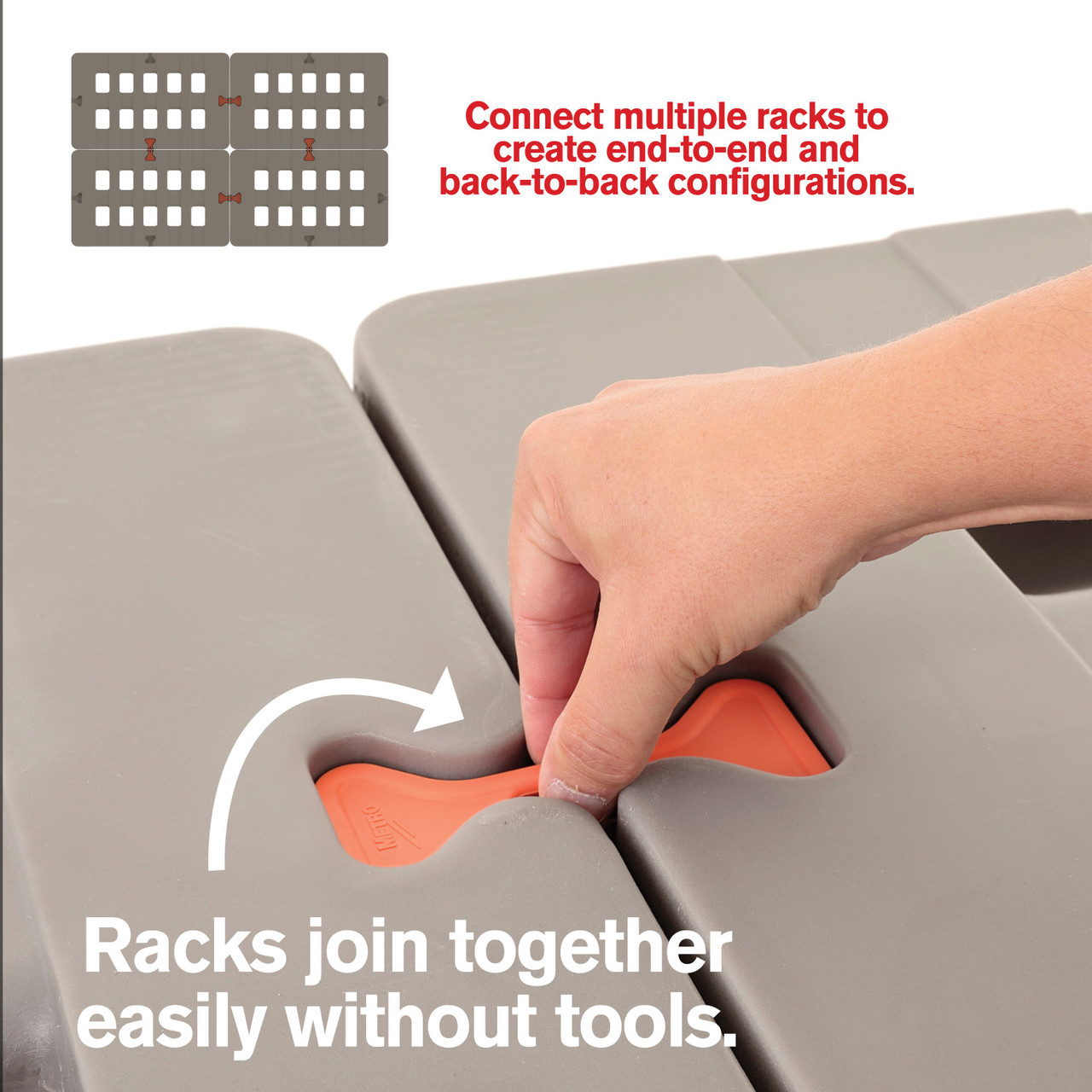 Metro Bow-Tie Dunnage Rack - Metro