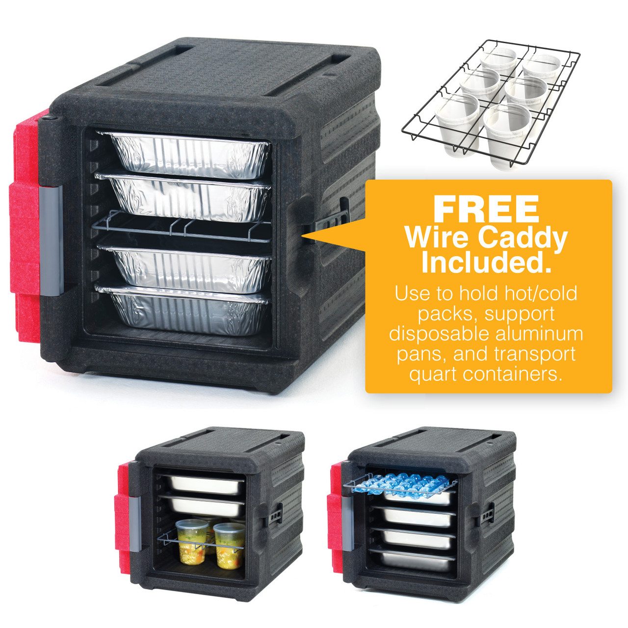 Mightylite ML300 Series Insulated Front-Load Pan Carriers - Metro