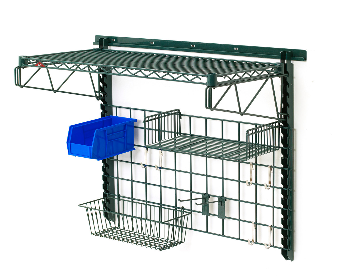 Metro SWGB1 Quick Ship SmartWall Bracket Kit To Connect A Wire Grid  Directly To The Wall Track