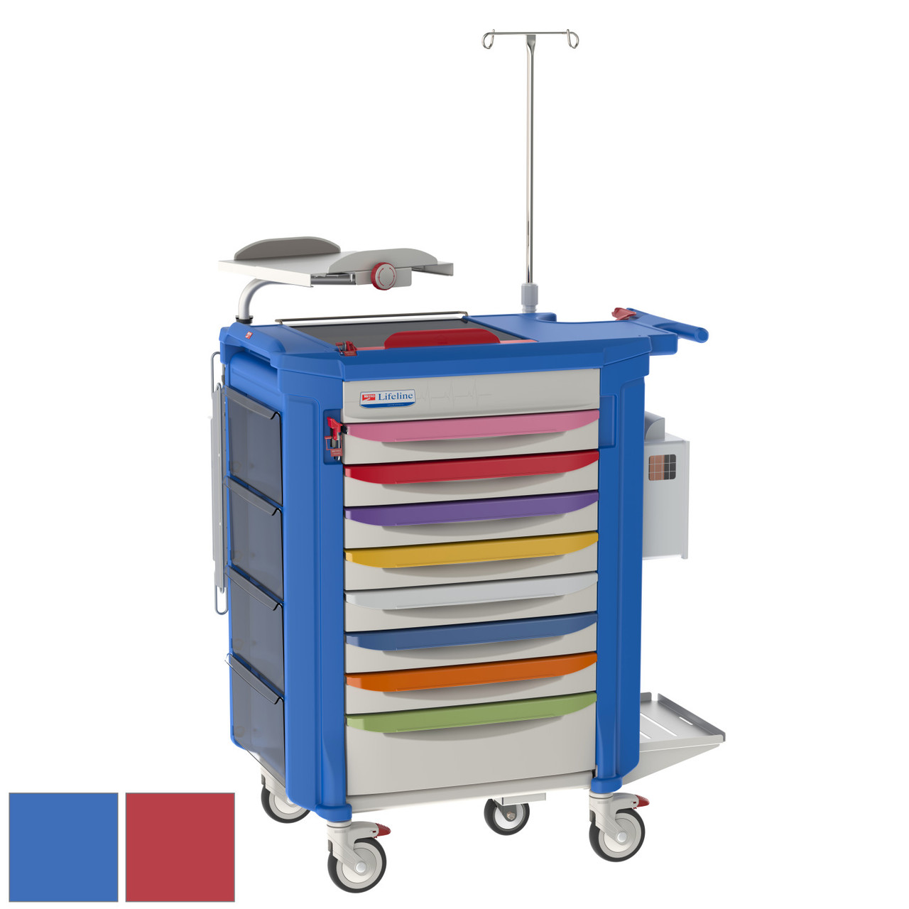 Metro LECPEDS2 Lifeline Pediatric Crash Cart - Metro