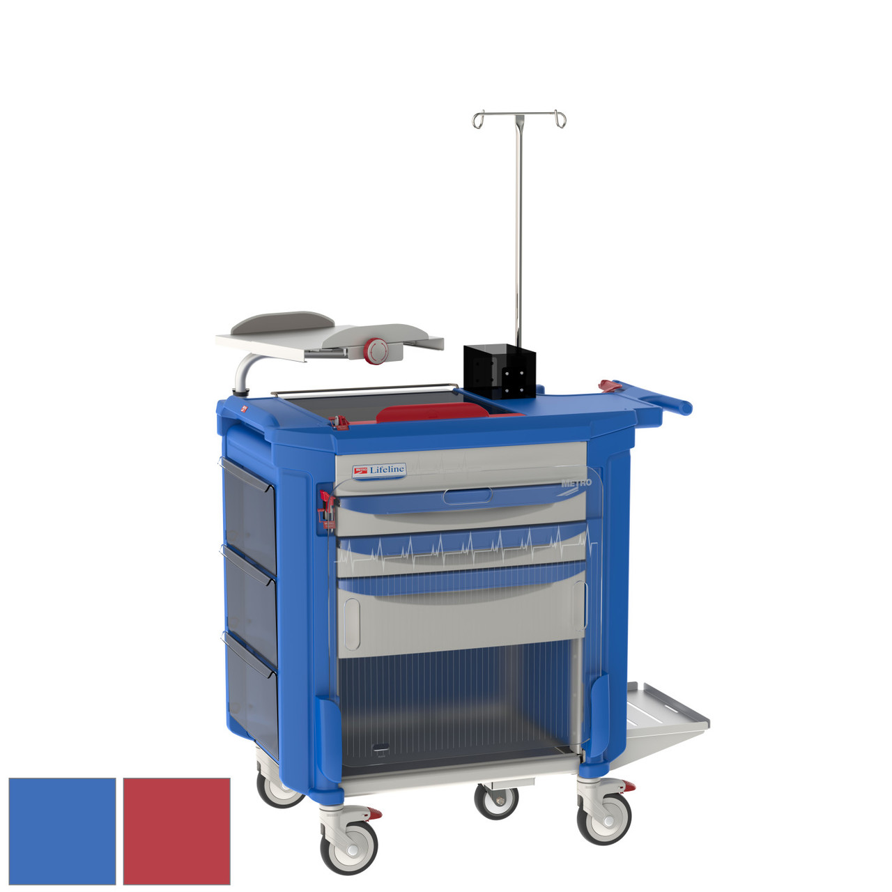 Metro LECCRP8 Lifeline Crash Cart - Metro
