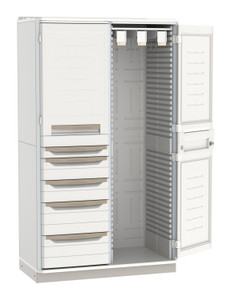 Metro SXRD76MCATH2 Starsys Mobile Catheter Storage Cabinet, Double