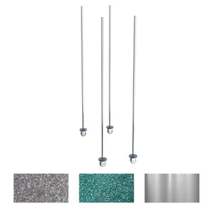 Metro qwikTRAK Floor Track Shelving with Super Erecta Chrome Wire