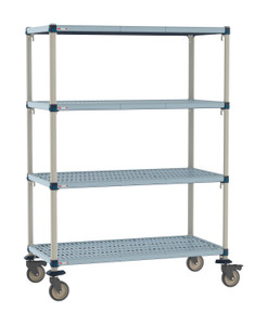 MetroMax Q Industrial Stationary Plastic Shelving Units - Metro