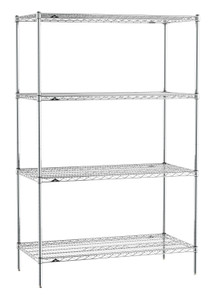  ERECTA 60×45×160 クローム Metro Super Erecta Industrial Wire Shelf, Chrome - Metro