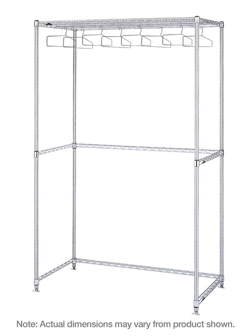 Metro Stainless Steel Upright Garment Rack