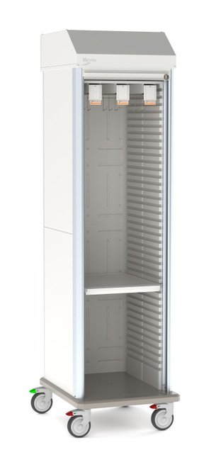 Metro SXRS83MCATHTD Starsys Tambour Door Mobile Catheter Storage Cabinet, Single Wide