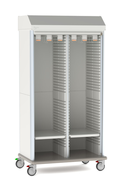Metro SXRD83MCATHTD Starsys Tambour Door Mobile Catheter Storage Cabinet, Double Wide
