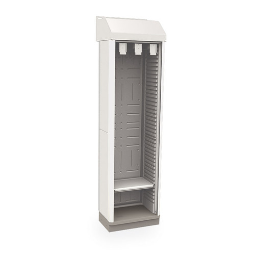Metro Starsys Tambour Door Stationary Catheter Storage Cabinets, Single Wide