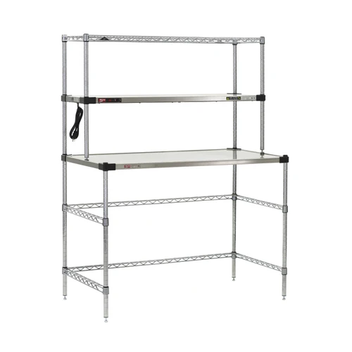 Metro Super Erecta Hot Workstation with Stainless Steel Heated Shelf