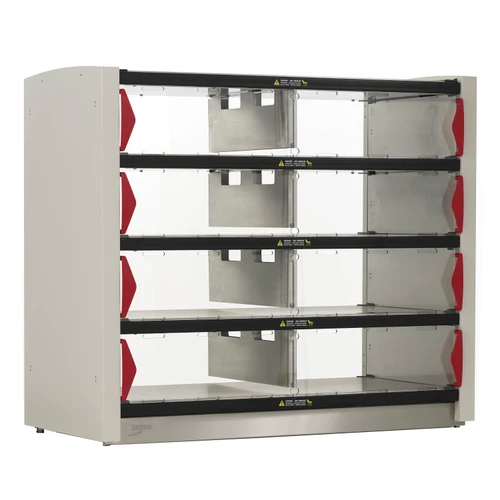 Metro2Go PU8CD-HS1842 8-Compartment Pizza Pickup, Takeout and Delivery Order Staging Hot Station, 120V, 1600W