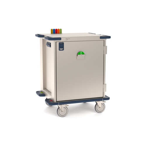 Metro CaseVue Surgical Case Carts with Solid Door, 33.5" W x 28" D x 40.625" H