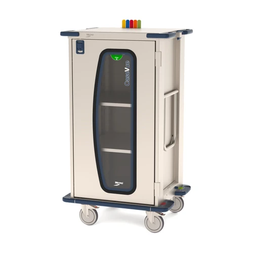 Metro CaseVue Surgical Case Carts with Clear Door, 33.5" W x 28" D x 58.25" H