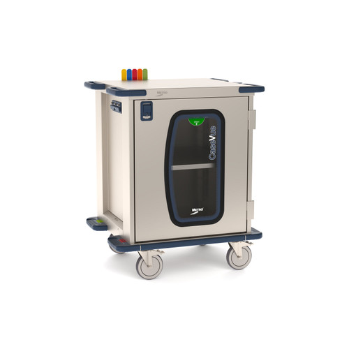 Metro CaseVue Surgical Case Carts with Clear Door, 33.5" W x 28" D x 40.625" H