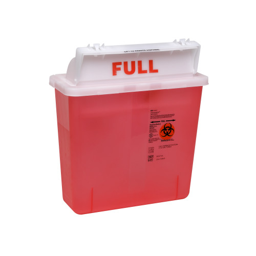 Metro FL252 Replacement 5-Quart Sharps Containers for Flexline and Lifeline, 20-Pack