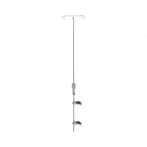 Metro FL315 2-Hook IV Pole with Cart Mount for Flexline and Lifeline Carts