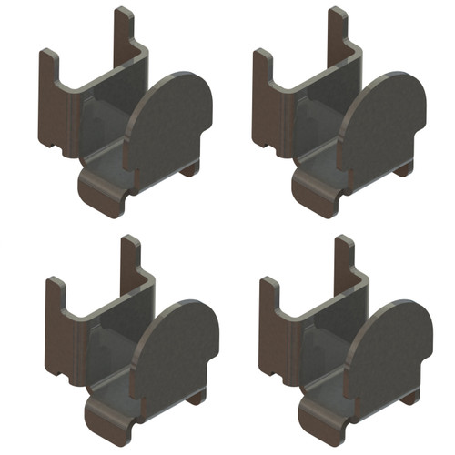 Metro SMS SmartLever Replacement Shelf Mount Hooks, Bag of 4