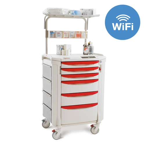 Metro FLWCCU1 Flexline Critical Care Cart with Wireless Touchpad