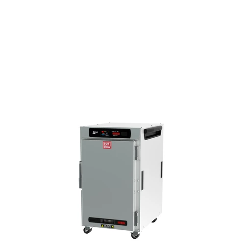 Metro HotBlox Narrow 8-Pan Insulated Undercounter Holding Cabinet with Solid Door
