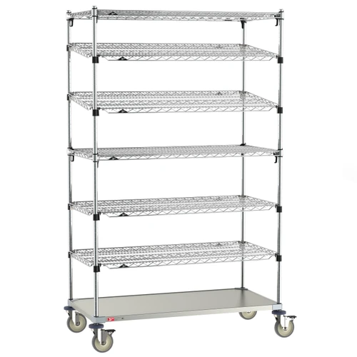 Metro EZ-ADD Two-Bin Kanban Mobile Shelving Cart