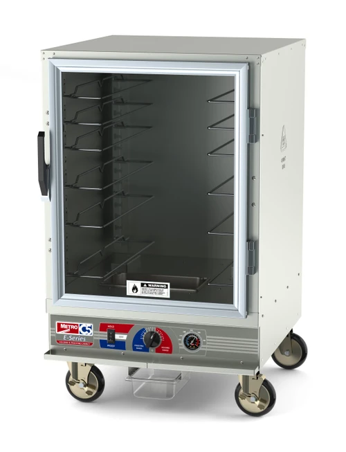 Metro C5E5-CFC-U C5 E-Series Holding/Proofing Cabinet, Half Height, Full Length Clear Door, Universal Wire Slides, 120V, 60Hz, 2000W
