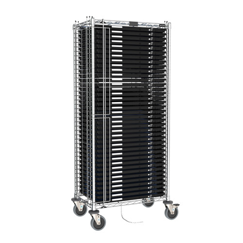 Metro Side-Load ESD Safe Electronics Tray Transport Racks