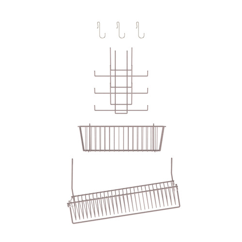 Metro SWA-SINK2-K4 SmartWall Grid Wall Shelving Sink Accessory Kit Metro SWA-SINK2-K4 SmartWall Grid Wall Shelving Sink Accessory Kit