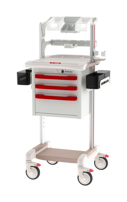 Metro Nimbl NB50-PHL2 Phlebotomy Supply Cart with Pushbutton Lock