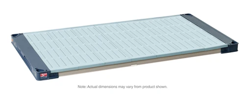 MetroMax 4 Plastic Industrial Shelf with Solid Mat