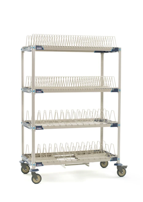 MetroMax i Mobile Drying Rack with Two Tray Racks, Two Pan Racks and Drip Tray