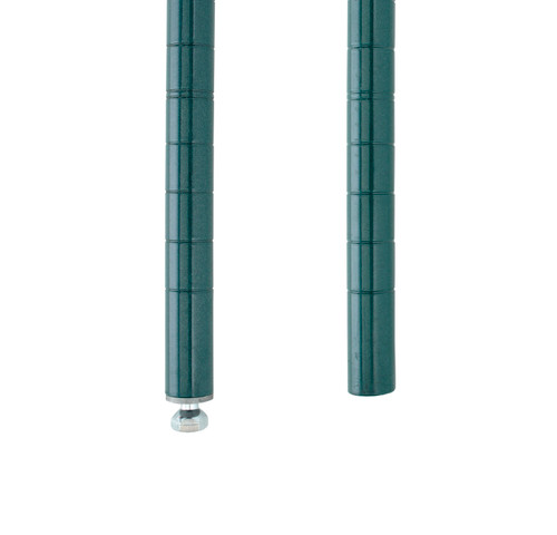 Metro Super Erecta SiteSelect Industrial Wire Shelving Post, Metroseal Green Epoxy