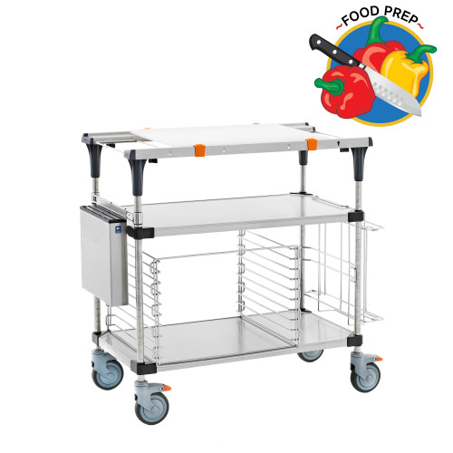 prep station, prep carts